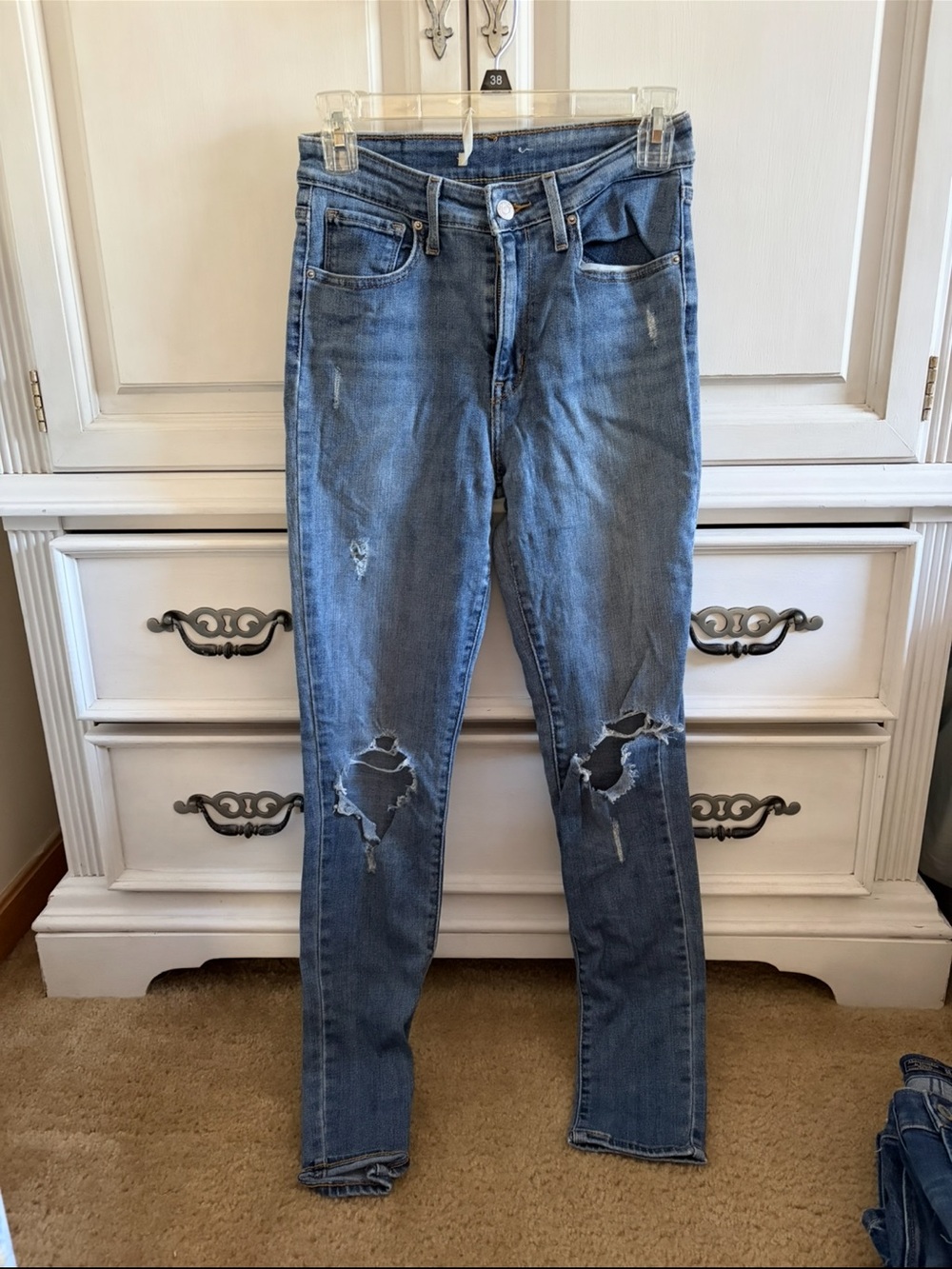 Levi’s high rise skinny jeans